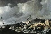 PEETERS, Bonaventura the Elder Storm on the Sea Spain oil painting artist
